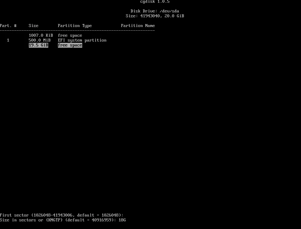 mian ext4 root partiton