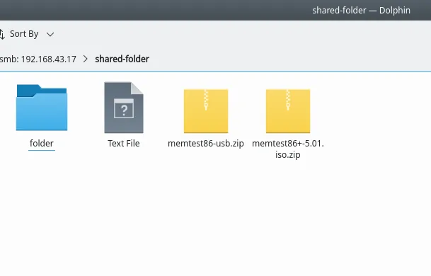 samba access in dolphin kde linux