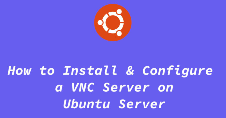 install tigervnc server ubuntu 20.04